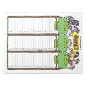 ユニコーンゴールプランナーカスタムメモ帳 ノートパッド (正面)