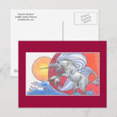 ユニコーンサイクル – 夏©1999 ポストカード (正面/裏面)