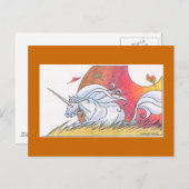 ユニコーンサイクル – Autumn ©1999 ポストカード (正面/裏面)