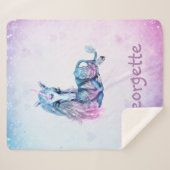 ユニコーンシェルパ毛布 シェルパブランケット (正面(横))