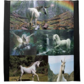 ユニコーンシャワーカーテン シャワーカーテン (正面)