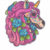 ユニコーンシュガースカルメキシコカラベラディアデロスムエ シール (正面)