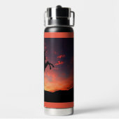 ユニコーンシルエットウォーターボトル ウォーターボトル (背面)