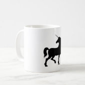 ユニコーンシルエット コーヒーマグカップ (正面左)