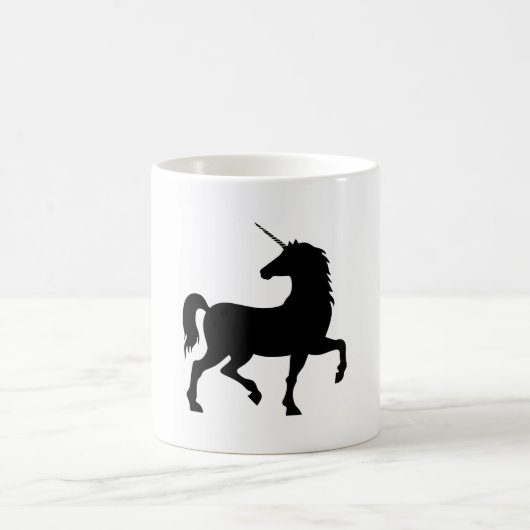 ユニコーンシルエット コーヒーマグカップ (中央)