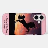 ユニコーンシルエットiPhone / iPadケース Case-Mate iPhoneケース (裏面 (横))