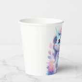 ユニコーンシンプル威厳のあるベビーシャワー 紙コップ (右)