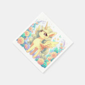ユニコーンシンプル赤ちゃんシャワー スタンダードカクテルナプキン (角)
