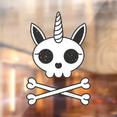 ユニコーンスカルとクロスボーン ウィンドウサイン (シート2)