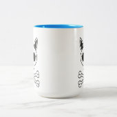 ユニコーンスカルとクロスボーン ツートーンマグカップ (中央)