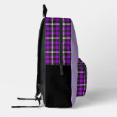 ユニコーンスカルとクロスボーン プリントバックパック (左)