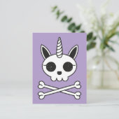 ユニコーンスカルとクロスボーン ポストカード (スタンド正面)