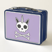 ユニコーンスカルとクロスボーン メタルランチボックス (裏面)