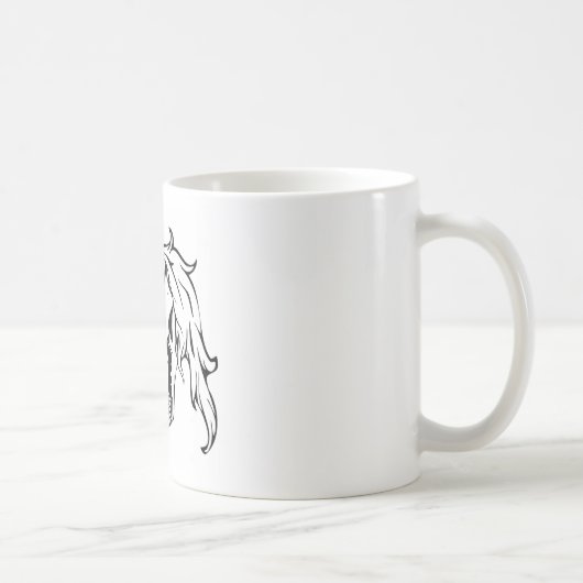 ユニコーンスカル コーヒーマグカップ (右)