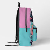 ユニコーンスクワッドレインボー名前をカスタムするリュックサック プリントバックパック (左)