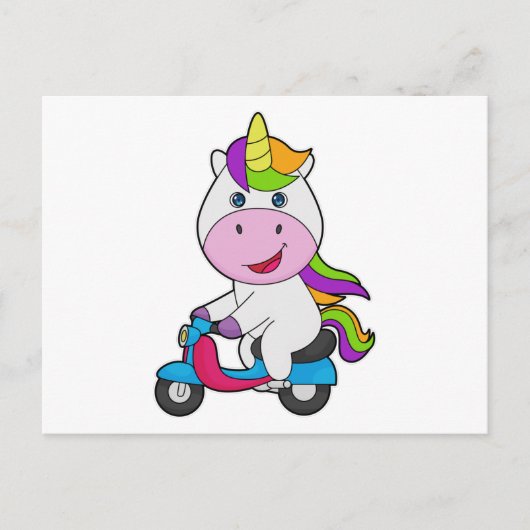 ユニコーンスクーター ポストカード (正面)
