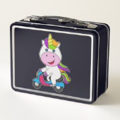 ユニコーンスクーター メタルランチボックス (裏面)