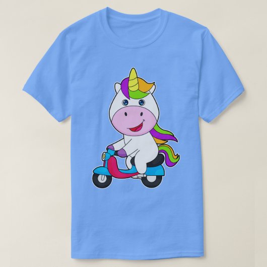 ユニコーンスクーター Tシャツ (デザイン正面)