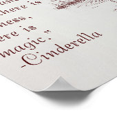 ユニコーンスケッチカスタム引用文感動的 ポスター (角)