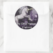 ユニコーンステッカー ラウンドシール (バッグ)