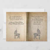 ユニコーンストーリーブック結婚式招待状 招待状 (正面)