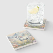 ユニコーンストーンのコースター ストーンコースター (横)