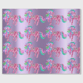 ユニコーンスパークリーグリッターピンクフェアVIP紫 ラッピングペーパー (フラット)