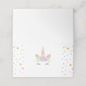 ユニコーンスライム座席表マーメイドテーブル番号 プレイスカード (外部開封)