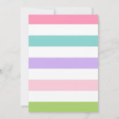 ユニコーンスリープダウン招待状、ユニコーン招待状 招待状 (裏面)