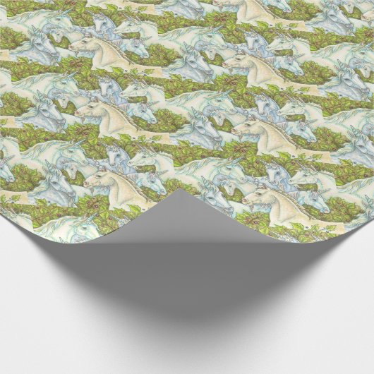 ユニコーンズギャザリングファンタジーウマズホームデコール ラッピングペーパー (角)