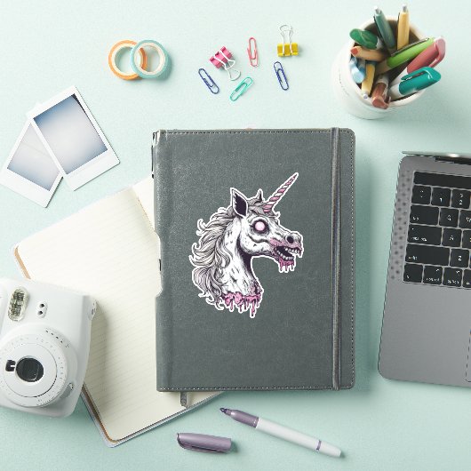 ユニコーンゾンビヘッド シール (iPadカバー)