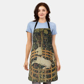 ユニコーンタペストリクラシックーズタペストリー エプロン (着用した状態)