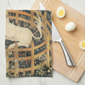 ユニコーンタペストリクラシックーズタペストリー キッチンタオル (四つ折り)