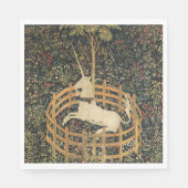 ユニコーンタペストリクラシックーズタペストリー スタンダードランチョンナプキン (正面)