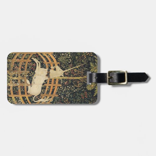 ユニコーンタペストリクラシックーズタペストリー ラゲッジタグ (正面横)