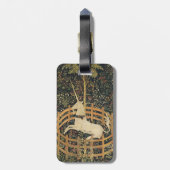 ユニコーンタペストリクラシックーズタペストリー ラゲッジタグ (裏面縦)