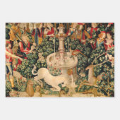 ユニコーンタペストリクラシックーズタペストリー ラッピングペーパーシート (正面3)