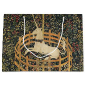 ユニコーンタペストリクラシックーズタペストリー ラージペーパーバッグ (正面)