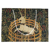 ユニコーンタペストリクラシックーズタペストリー ラージペーパーバッグ (裏面)