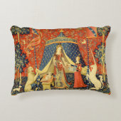 ユニコーンタペストリーレディーレジェンド中世 アクセントクッション (正面)