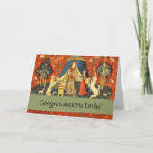 ユニコーンタペストリーレディーレジェンド中世 カード (正面)