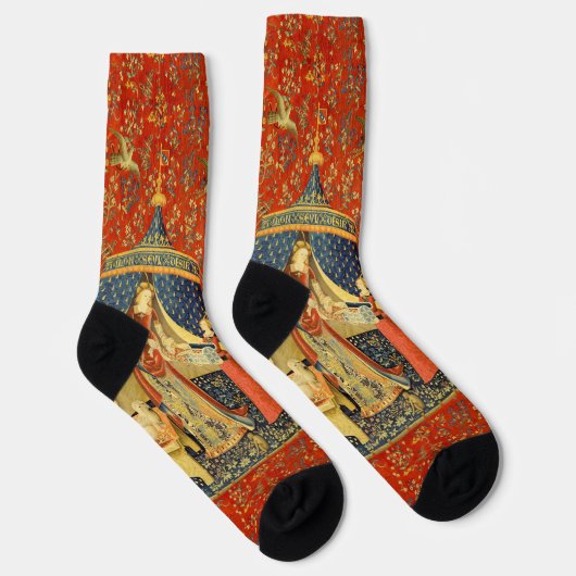 ユニコーンタペストリーレディーレジェンド中世 ソックス (右)