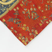 ユニコーンタペストリーレディーレジェンド中世 フリースブランケット (角)