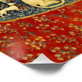 ユニコーンタペストリーレディーレジェンド中世 ポスター (コーナー)