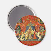 ユニコーンタペストリーレディーレジェンド中世 マグネット (正面/裏面)