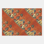 ユニコーンタペストリーレディーレジェンド中世 ラッピングペーパーシート (正面2)