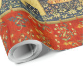 ユニコーンタペストリーレディーレジェンド中世 ラッピングペーパー (ロールコーナー)