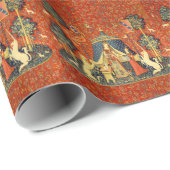 ユニコーンタペストリーレディーレジェンド中世 ラッピングペーパー (ロールコーナー)