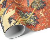 ユニコーンタペストリーレディーレジェンド中世 ラッピングペーパー (ロールコーナー)