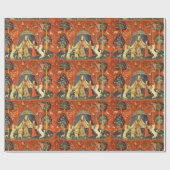 ユニコーンタペストリーレディーレジェンド中世 ラッピングペーパー (フラット)